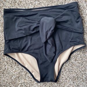 Size medium high waisted swimsuit bottoms